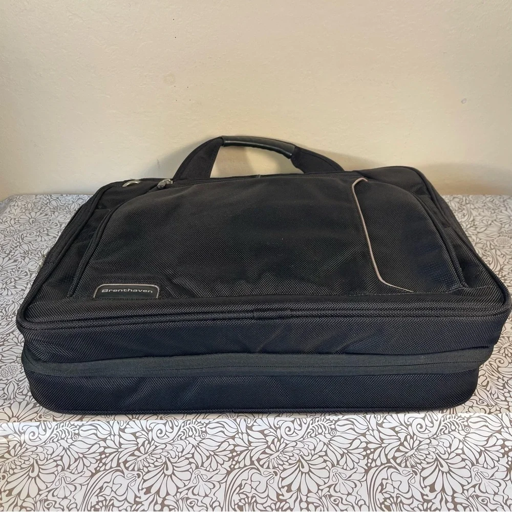 Brenthaven ProStyle II-XF Laptop Messenger Bag TSA Travel Briefcase Black